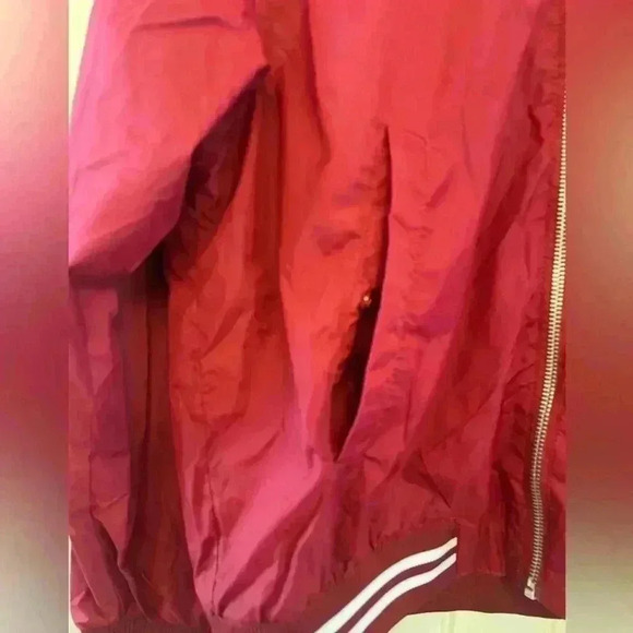 H&M Bomber Jacket light, men’s size Medium red and white new without tags - Picture 10 of 10